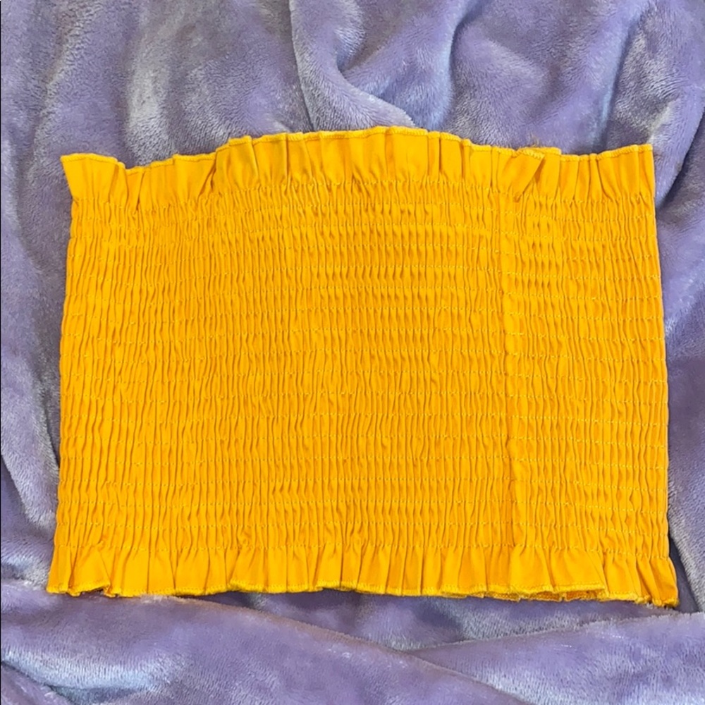 Orange crop too tune top